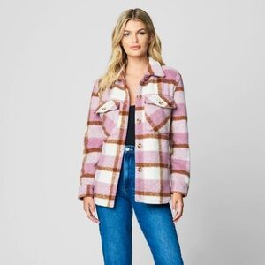 Blank NYC wool plaid jacket